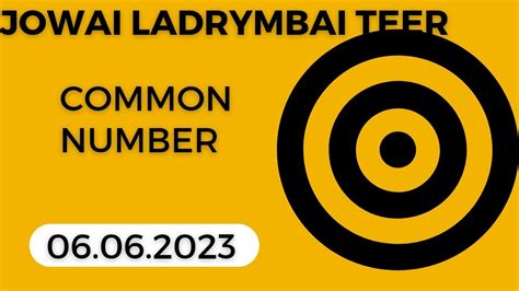 Jowai & Ladrymbai Teer Target .